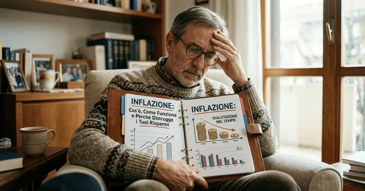 Inflazione Spiegata Semplice: Cos'è, Come Funziona e Perché Distrugge i Tuoi Risparmi
